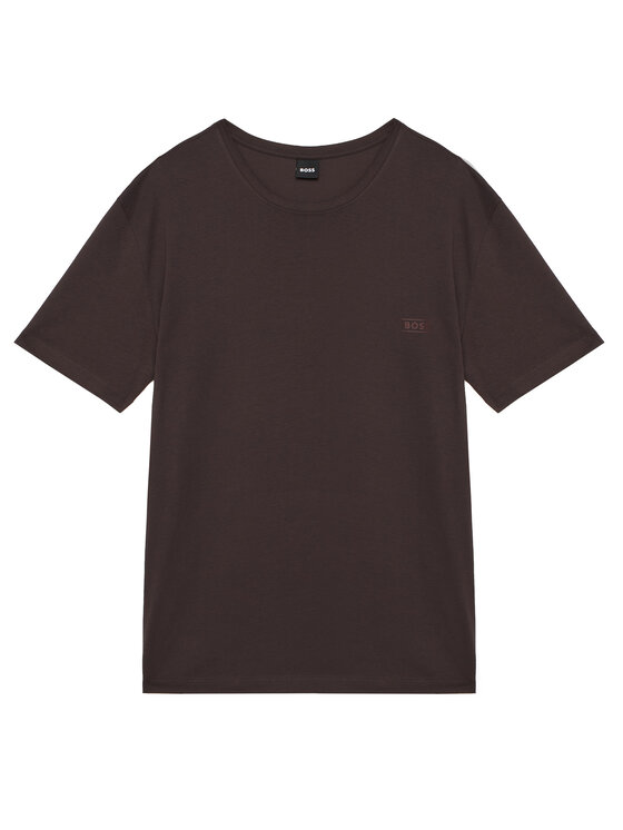 BOSS BOSS Тишърт 50565324 Тъмнокафяв Regular Fit