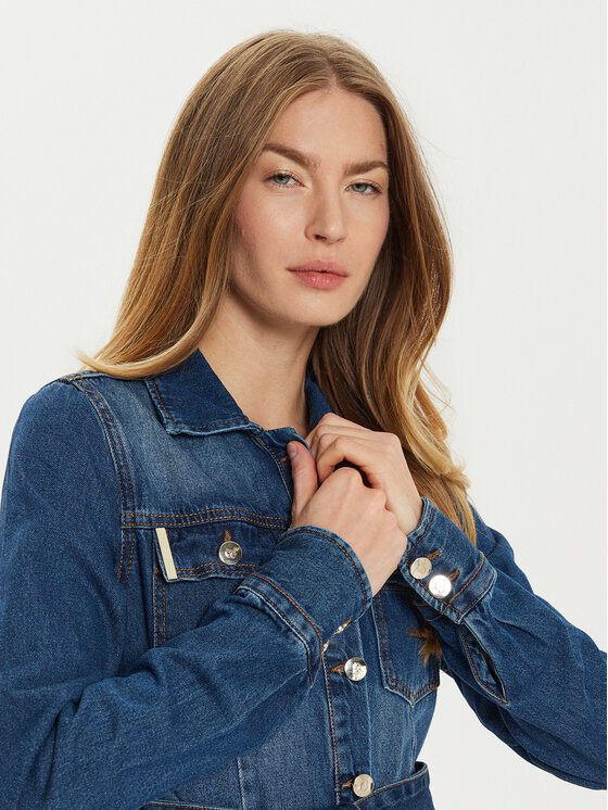 Babylon Babylon Jeans haljina EBJ008 Plava Regular Fit