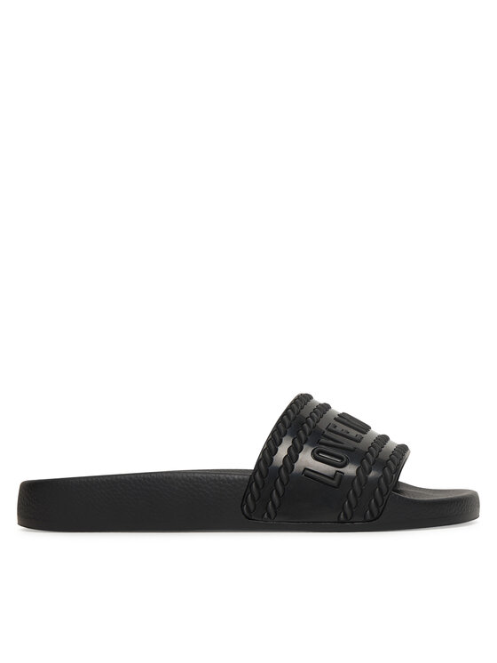 LOVE MOSCHINO LOVE MOSCHINO Klapki JA28342G0OI22000 Czarny