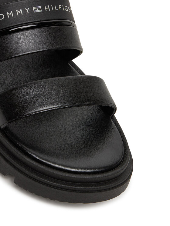Tommy Hilfiger Tommy Hilfiger Sandali Sandal T4A2-33798-0371 S Črna