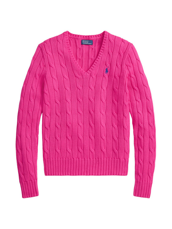 Polo Ralph Lauren Polo Ralph Lauren Džemper 211971870509 Ružičasta Slim Fit