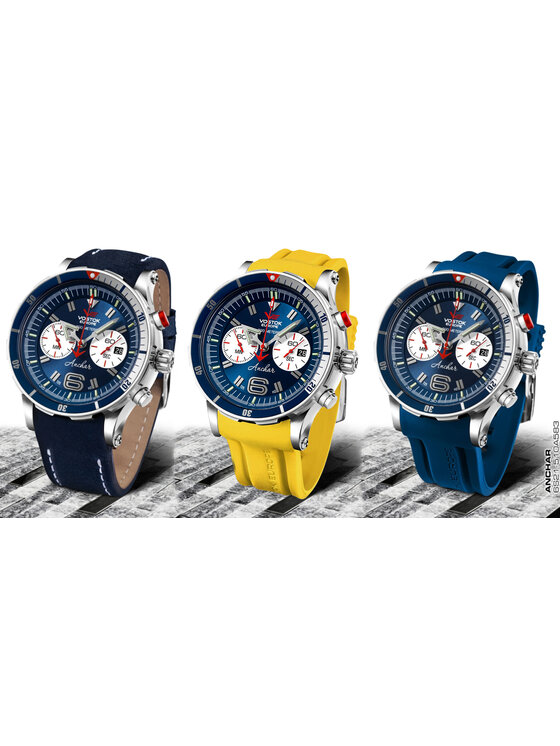 Vostok Europe Vostok Europe Zegarek 6S21-510A583SY Żółty