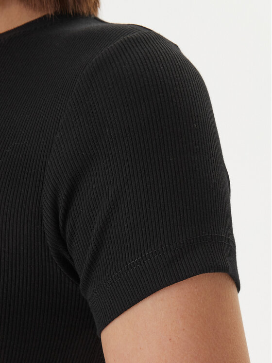 Guess Jeans Guess Jeans T-Shirt W6GPZ3 KA0H1 Schwarz Slim Fit