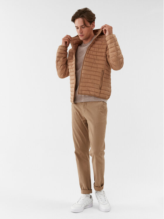 United Colors Of Benetton United Colors Of Benetton Kevad-sügis jope 2BA2UN02O Beež Regular Fit