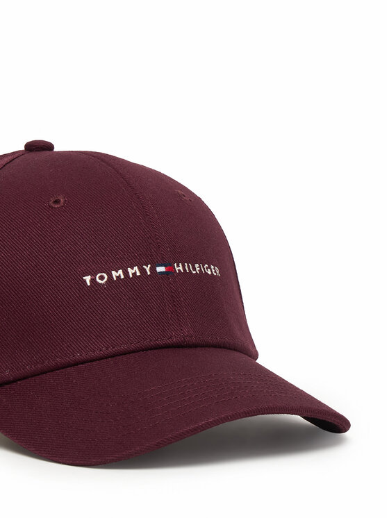 Tommy Hilfiger Tommy Hilfiger Cap Th Foundation Hct 6 Panel Cap AM0AM14045 Dunkelrot