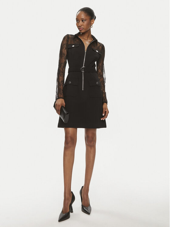 Morgan Morgan Sukienka codzienna 232-RPIK Czarny Slim Fit