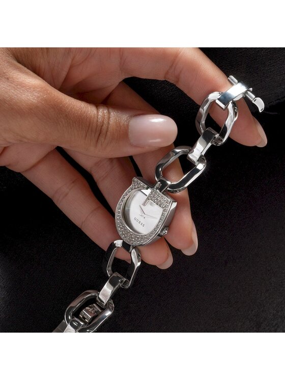 Guess Guess Hodinky GW0683L1 Strieborná