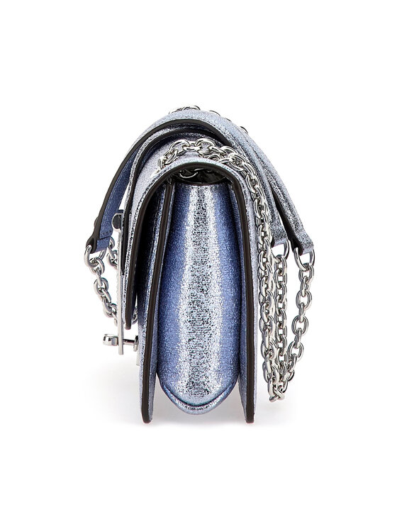 Guess Guess Ročna torba Gilded Glamour (MY) Evening Bags HWMY87 77780 Srebrna