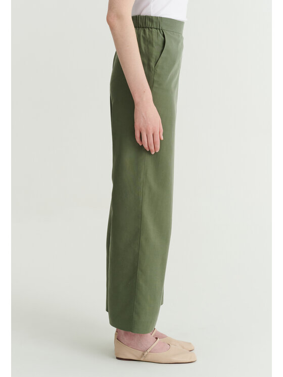 TATUUM TATUUM Spodnie materiałowe NERAKA 1 Zielony Loose Fit