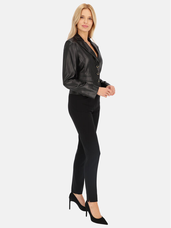 Potis & Verso Potis & Verso Marynarka Rado Czarny Regular Fit