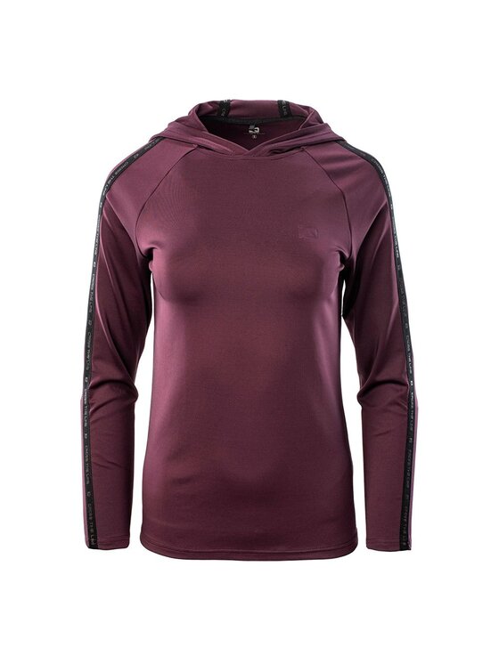 IQ IQ T-Shirt Boyna Fioletowy Long Fit