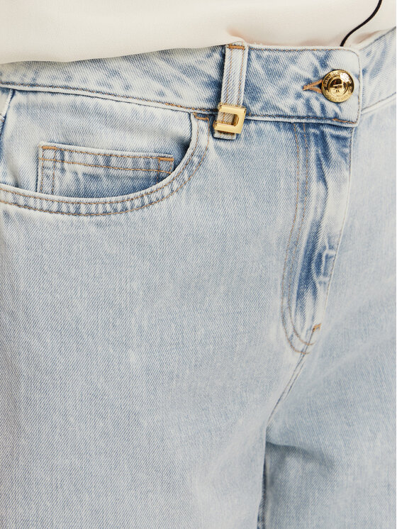 Elisabetta Franchi Elisabetta Franchi Jeans hlače PJ-94I-51E2-192 Modra Regular Fit