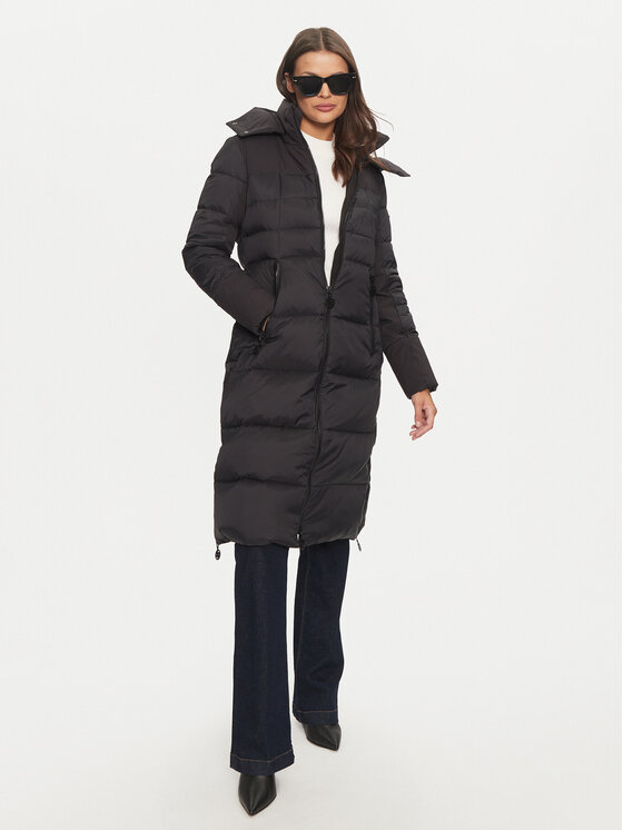 Guess Guess Pehelykabát Carolyn W4BL0D WG0V0 Fekete Regular Fit