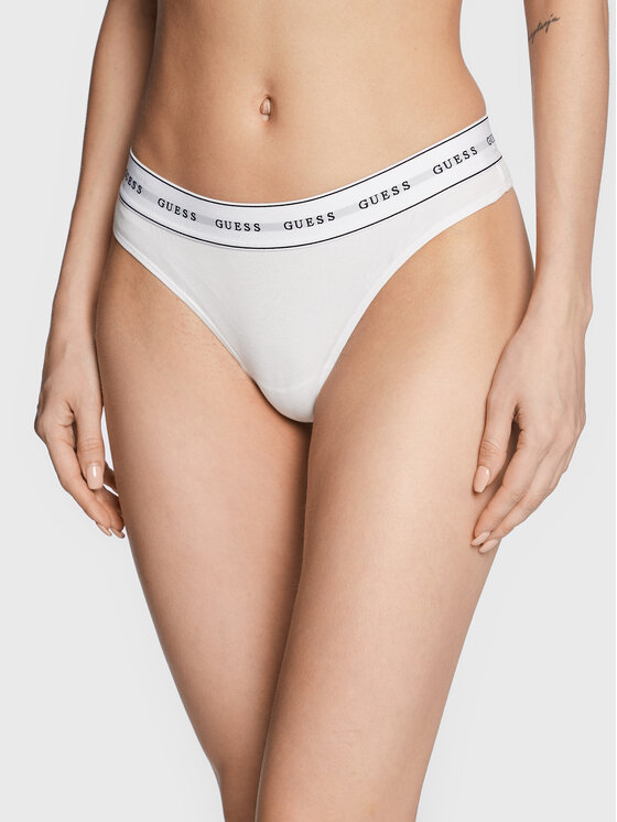 Guess Guess Στρίνγκ Carrie O97E04 KBBU1 Λευκό