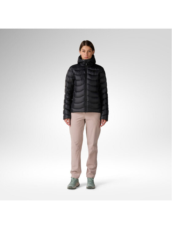 Rossignol Rossignol Kurtka outdoor W Verok Down Hoodie Jacket Czarny Regular Fit
