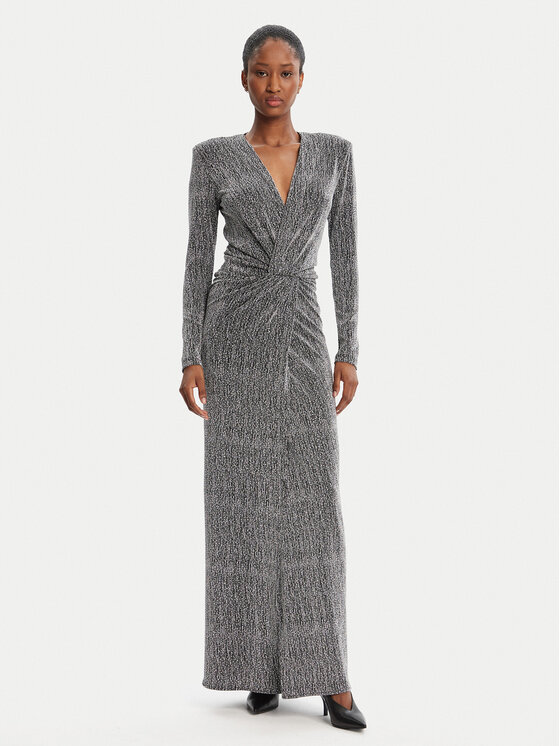 Simona Corsellini Simona Corsellini Abito da sera A25CEAB10201 Argento Slim Fit