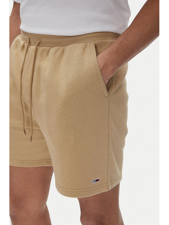 Tommy Jeans Tommy Jeans Pantaloncini sportivi Flag Beach DM0DM21931 Beige Regular Fit