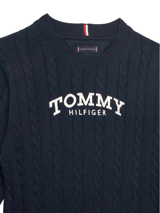 Tommy Hilfiger Tommy Hilfiger Svetr Graphic KB0KB10347 M Růžová Regular Fit
