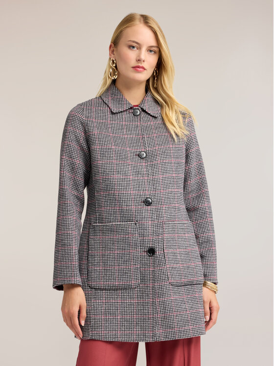 Motivi Motivi Cappotto invernale 0031Q000668N0Z6 Grigio Boxy Fit