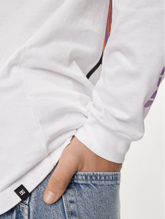DC Shoes DC Shoes Longsleeve Sportster Hls ADYZT05371 Білий Regular Fit
