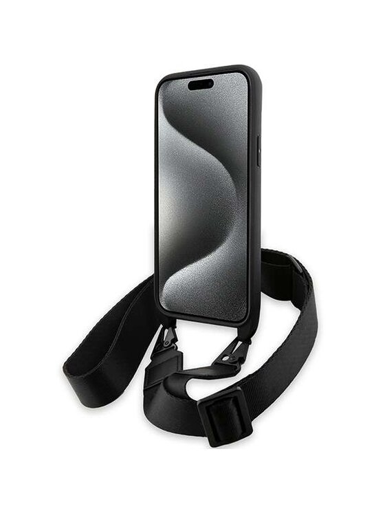 BMW Motorsport BMW Motorsport Etui na telefon Apple iPhone 15 Plus Czarny