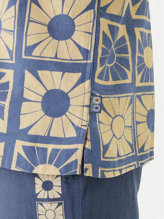 Quiksilver Quiksilver Marškiniai Schank EQYWT04632 Mėlyna Regular Fit