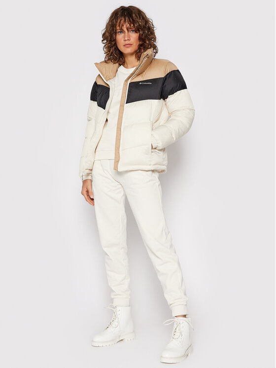 Columbia Columbia Зимно яке Puffect™ Color Blocked 1955101 Бежов Regular Fit