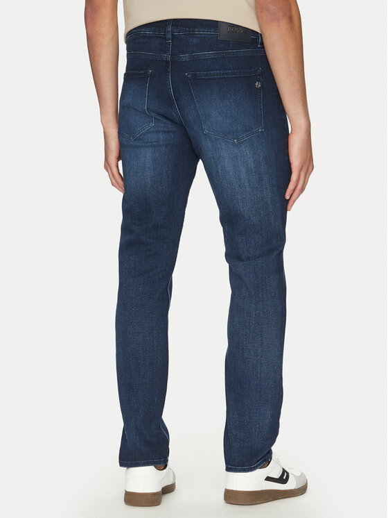 BOSS BOSS Jeans hlače H-Delaware 50538548 Mornarsko modra Slim Fit