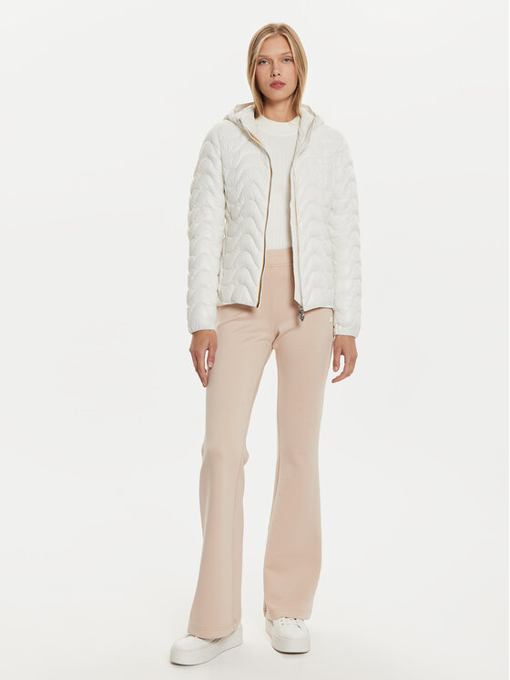 K-Way K-Way Μπουφάν μεταβατικό Lily K5126IW Εκρού Regular Fit