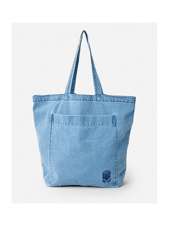 Rip Curl Rip Curl Torba Distressed Denim Tote Bag Niebieski