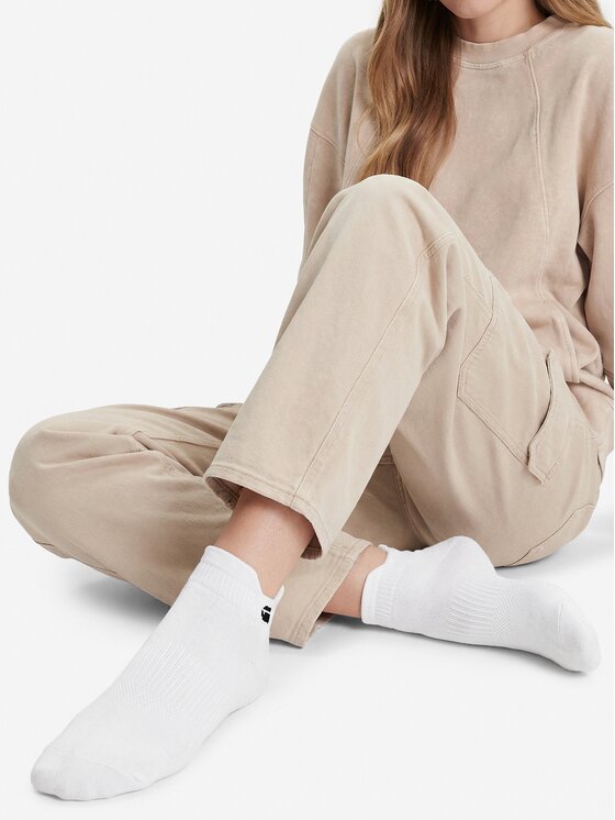 G-Star Raw G-Star Raw Krátké ponožky AS_G-STAR_S_028_SS25 (3-PACK) Bílá