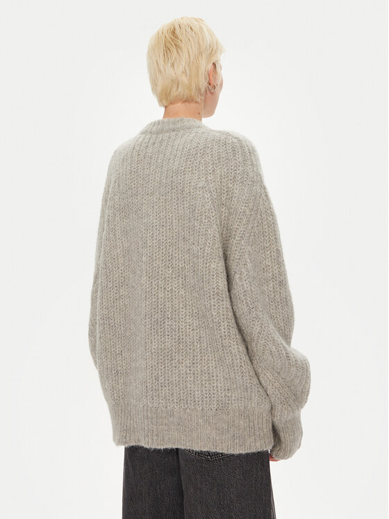 ROTATE ROTATE Sweter Brandy 1137491789 Szary Loose Fit