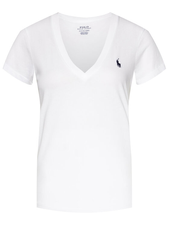Polo Ralph Lauren Polo Ralph Lauren T-Shirt 211810419002 Biały Regular Fit