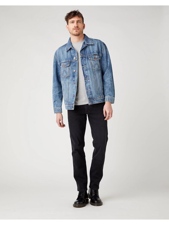 Wrangler Wrangler Jeans GREENSBORO Nero Straight Fit