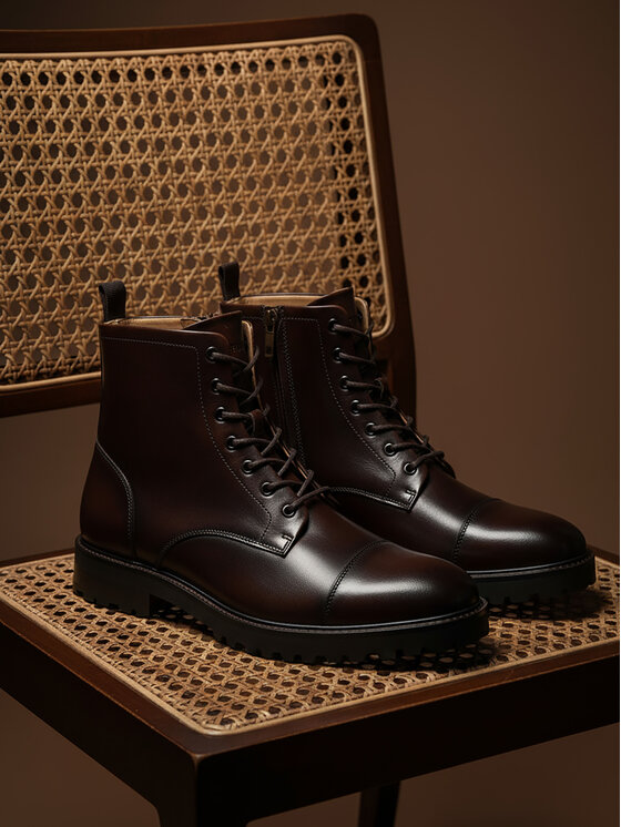 GINO ROSSI Gino Rossi Schnürschuhe EO-UBERTO-02 125AM Braun