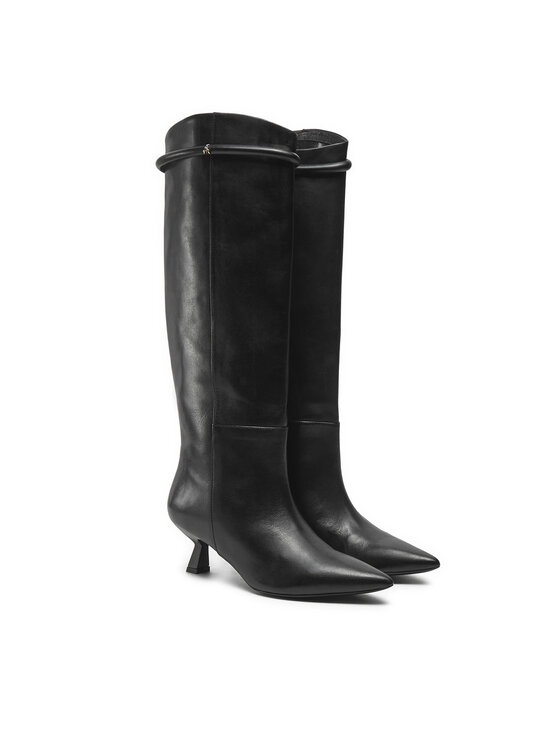 Patrizia Pepe Patrizia Pepe Ботуши 2Y0023/L078-K103 Черен