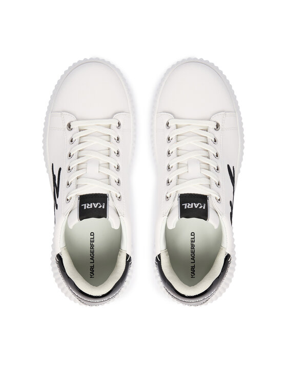 KARL LAGERFELD KARL LAGERFELD Sneakersy Kreeper Lo KL42372C Biały
