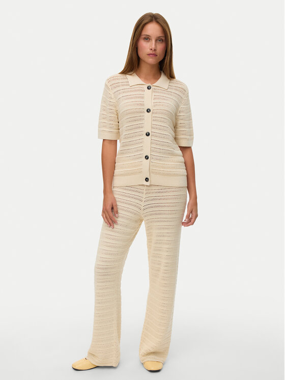 Vero Moda Vero Moda Kardigan Hayley 10340130 Beżowy Regular Fit