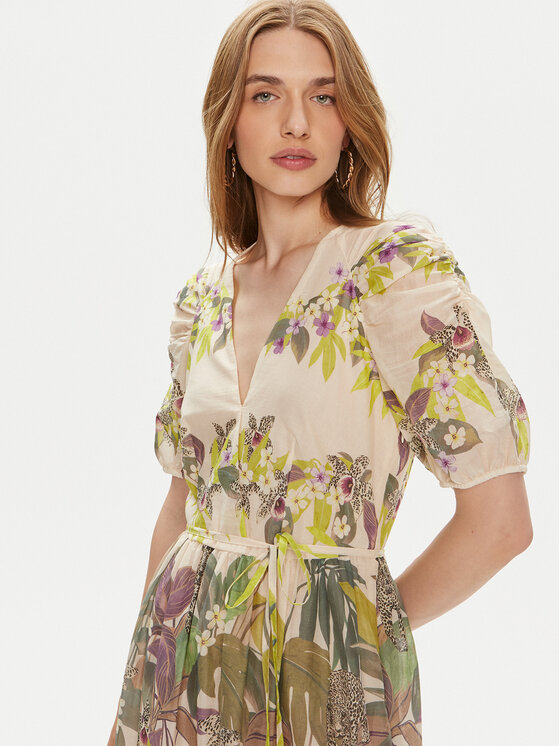 TWINSET TWINSET Sukienka letnia 241TT2441 Kolorowy Loose Fit