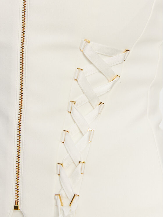 Elisabetta Franchi Elisabetta Franchi Sacou GI-135-51E2 Alb Regular Fit