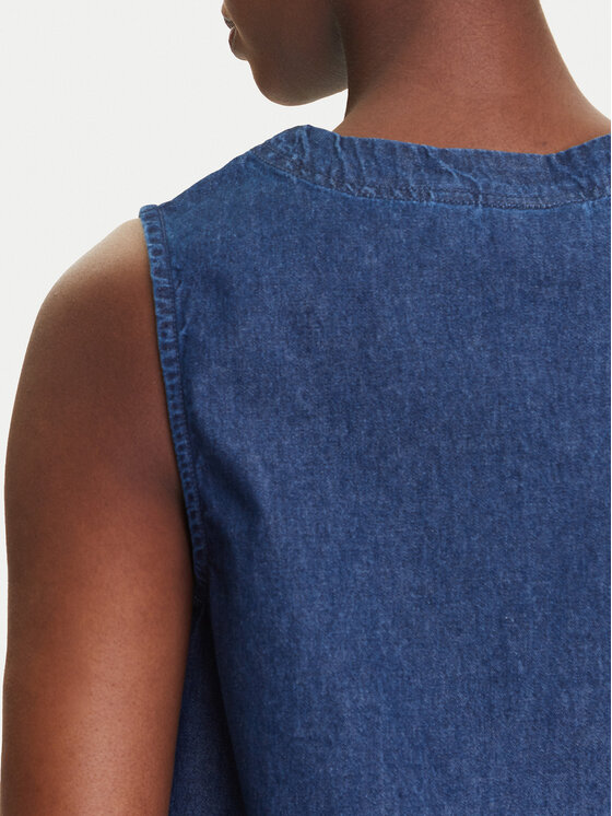 Pieces Pieces Felső Tenim 17157936 Sötétkék Regular Fit