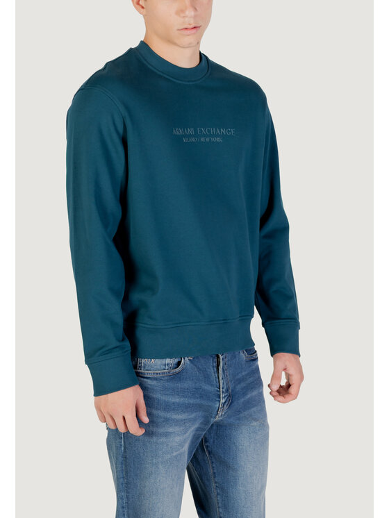 Armani Exchange Armani Exchange Felpa XM001284 AF20934 Verde Casual Fit