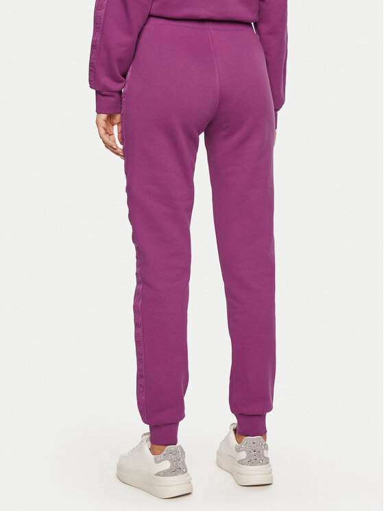 Guess Guess Долнище анцуг V4BB00 KC5O0 Виолетов Regular Fit