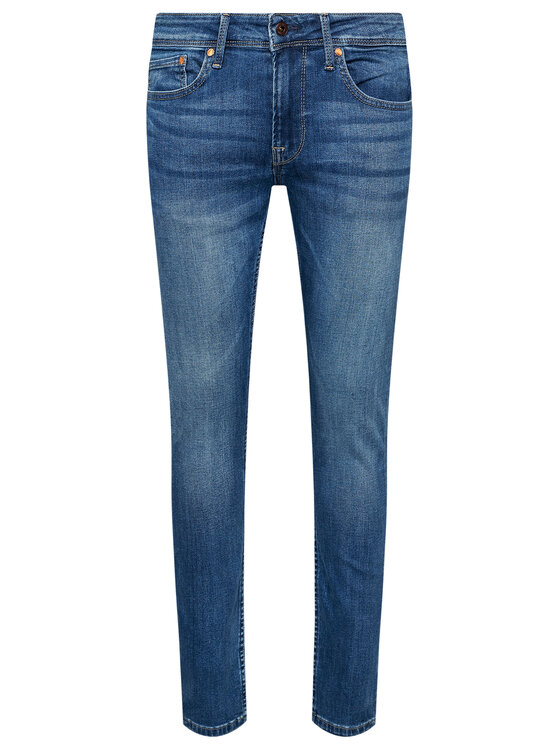 Pepe Jeans Pepe Jeans Jeansy Finsbury PM200338 Modrá Skinny Fit