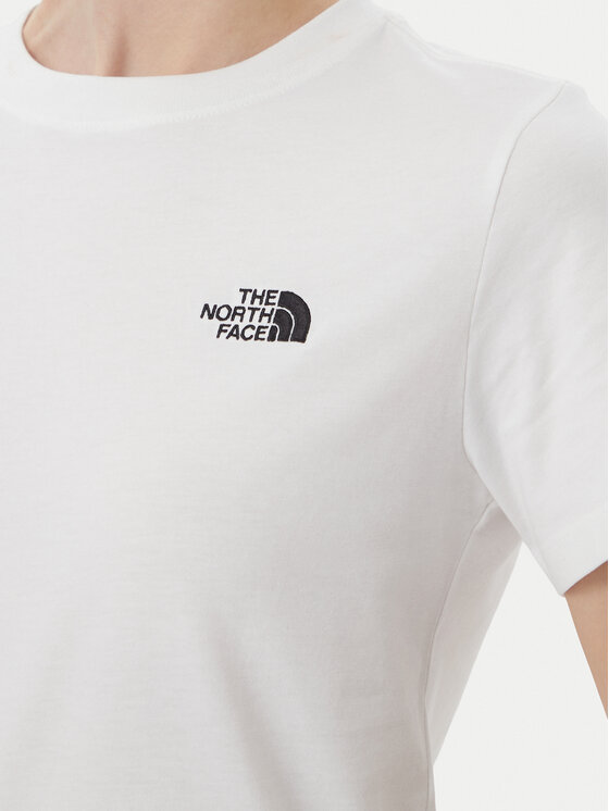 The North Face The North Face T-krekls Evolution Simple Dome Slm NF0A8FX7 Balts Regular Fit
