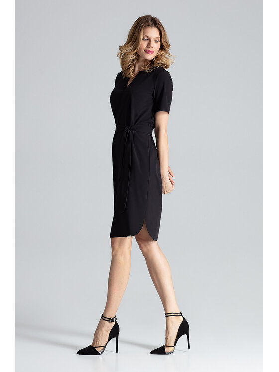 FIGL FIGL Šaty M669 Čierna Regular Fit