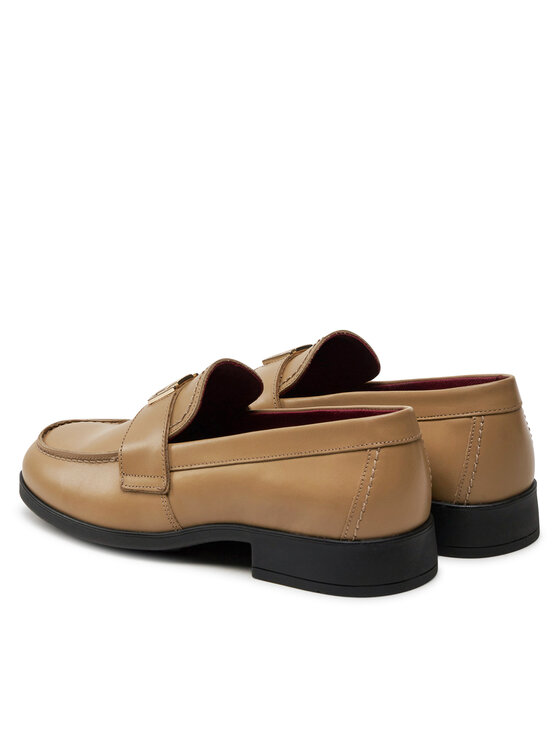 Tommy Hilfiger Tommy Hilfiger Сліпери Th Leather Classic Loafer FW0FW07961 Хакі