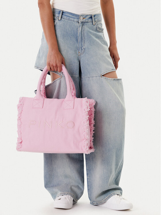 PINKO PINKO Сумка Beach Shopping PE 25 PLTT 100782 A1WQ Рожевий
