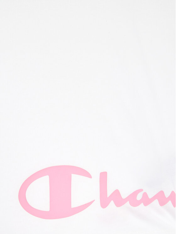 Champion Champion Komplet t-shirt i spodenki 404624 Biały Regular Fit