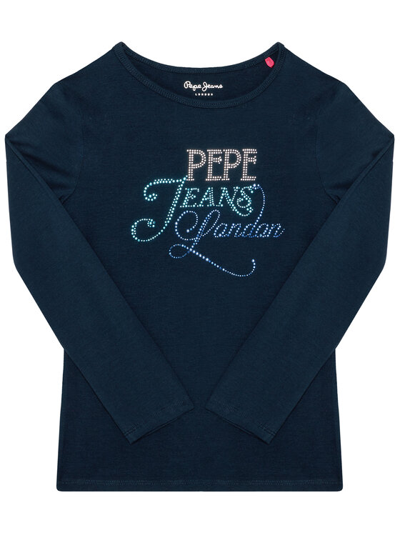 Pepe Jeans Pepe Jeans Chemisier Lina PG502616 Bleu marine Regular Fit